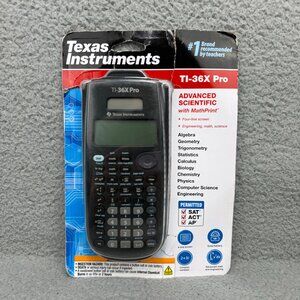 Texas Instruments TI-36X Pro Scientific Calculator Black Math School NEW
